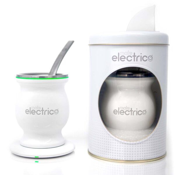 Mate Eléctrico con Lata Yerbera de regalo