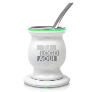 Mate Eléctrico Personalizado con Logo corporativo para Merchandising o Homeoffice