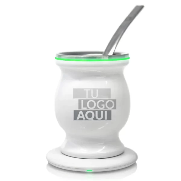 Mate Eléctrico Personalizado con Logo corporativo para Merchandising o Homeoffice