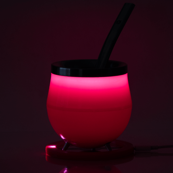 Mate Eléctrico Trípode Fucsia oscuridad