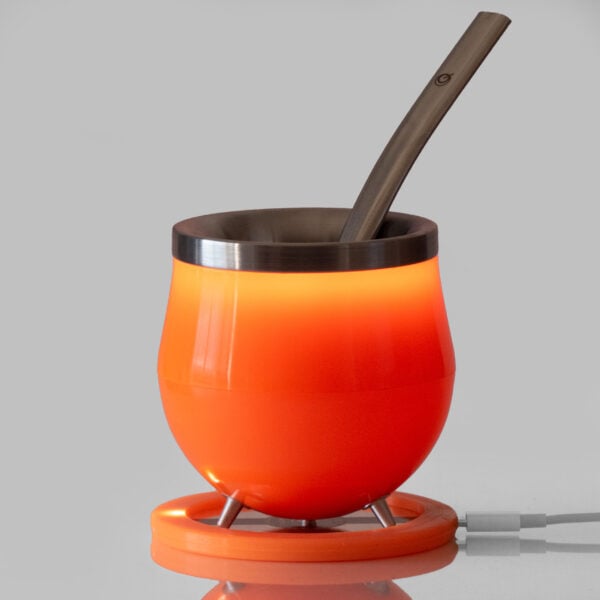Mate Eléctrico Trípode Naranja