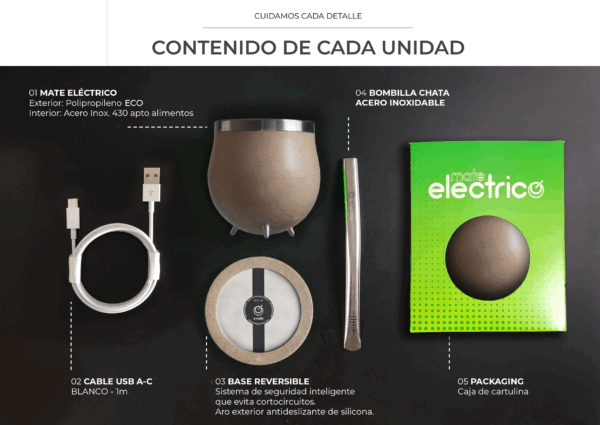 Mate Eléctrico Trípode ECO